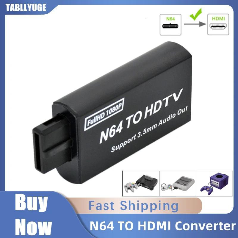  ܼ N64 to HDMI ȣȯ  , ÷  ÷, SNES SFC NGC HDMI , 3.5mm  